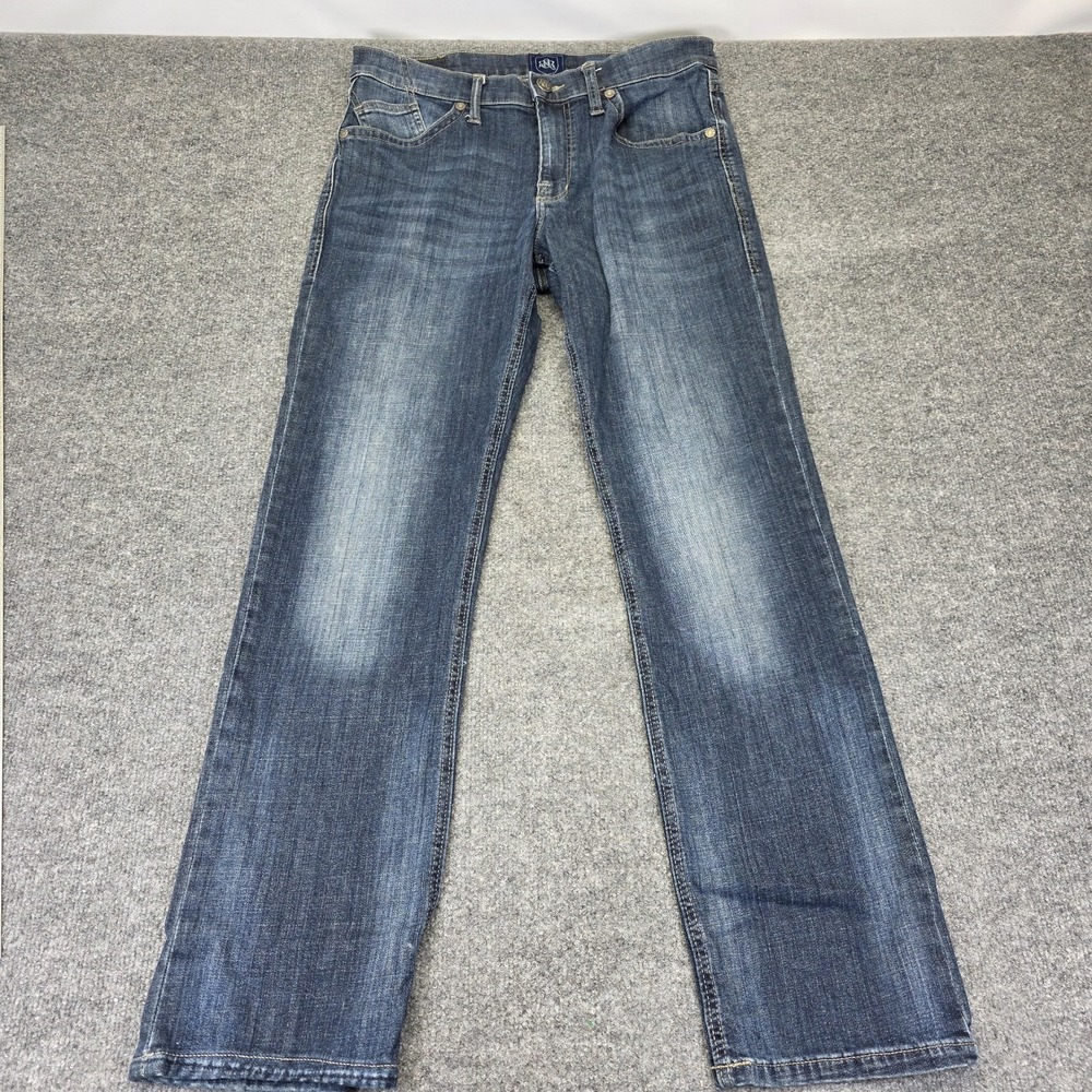 Rock & Republic Slim Straight Men's Medium Wash Denim Jeans 34X32
